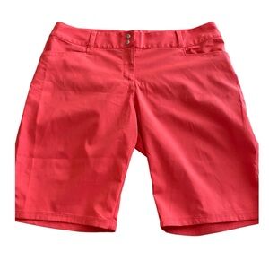 Adidas Women's Pink Bermuda Golf‎ Shorts Size 8